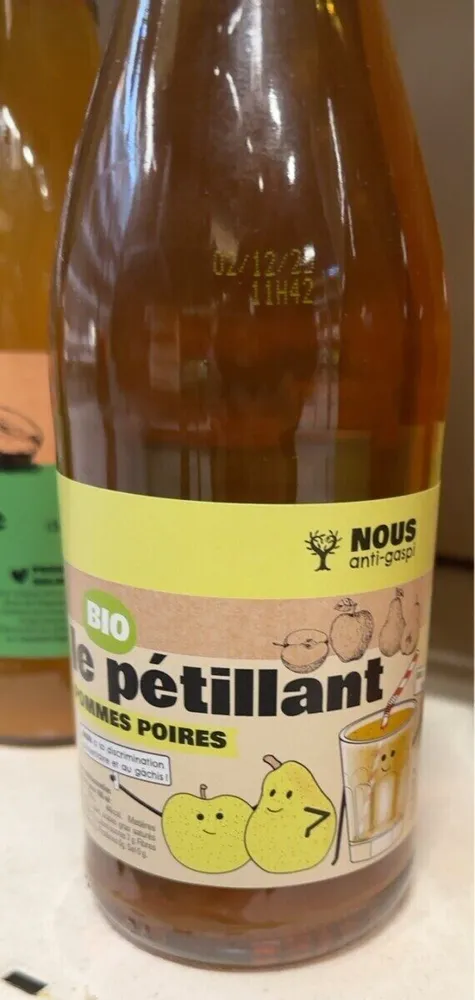le pétillant POMMES POIRES