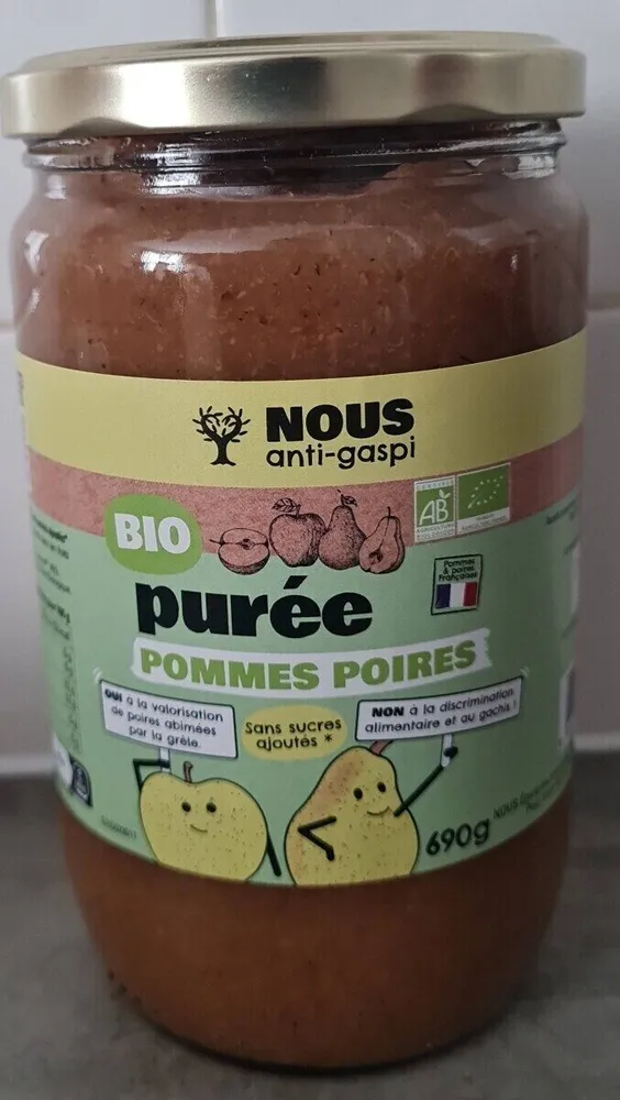 Purée pommes poires