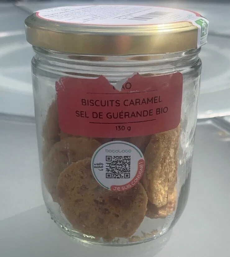 Biscuits caramel sel de guerande
