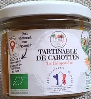 Tartinable de carottes au gingembre