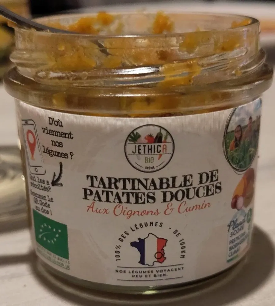 Tartinable de patates douces