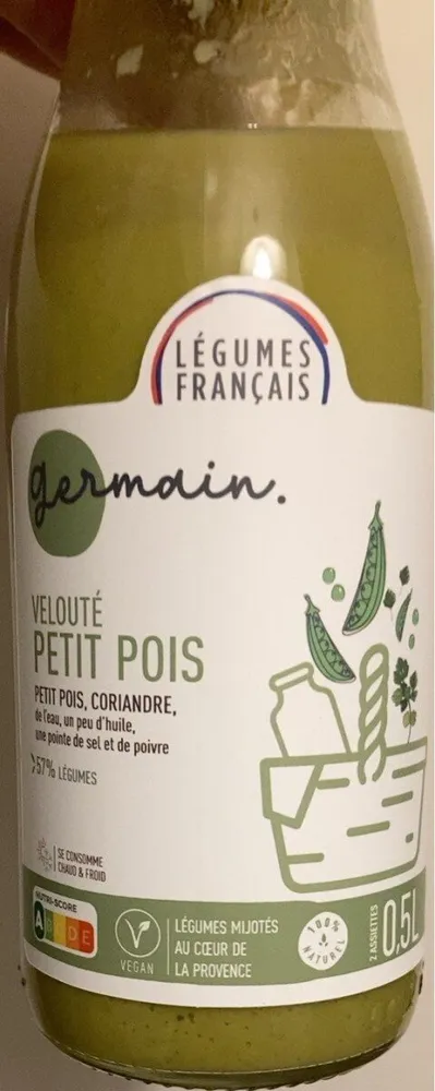 Velouté petit pois