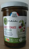 Sauce tomate à l'epinard