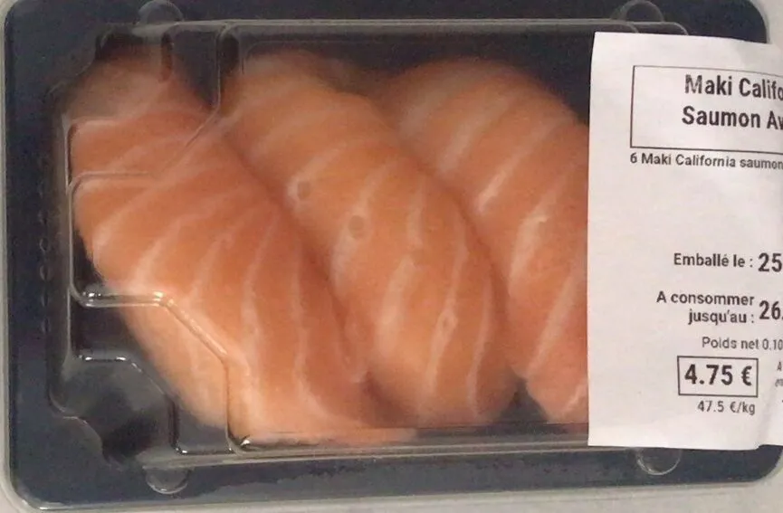 Maki saumon avocat