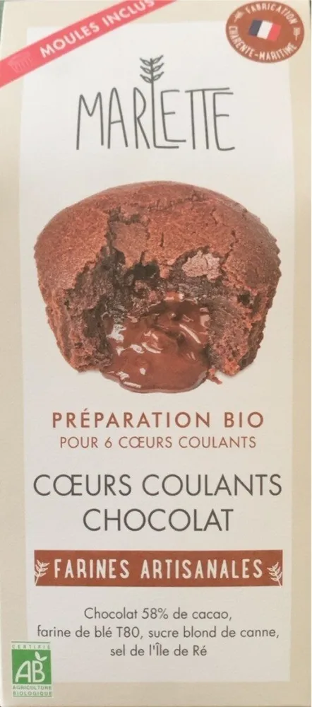 Coeurs coulants chocolat
