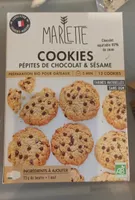 Cookies pépites de chocolat et sésame
