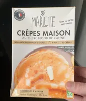 Preparation bio pour crepes