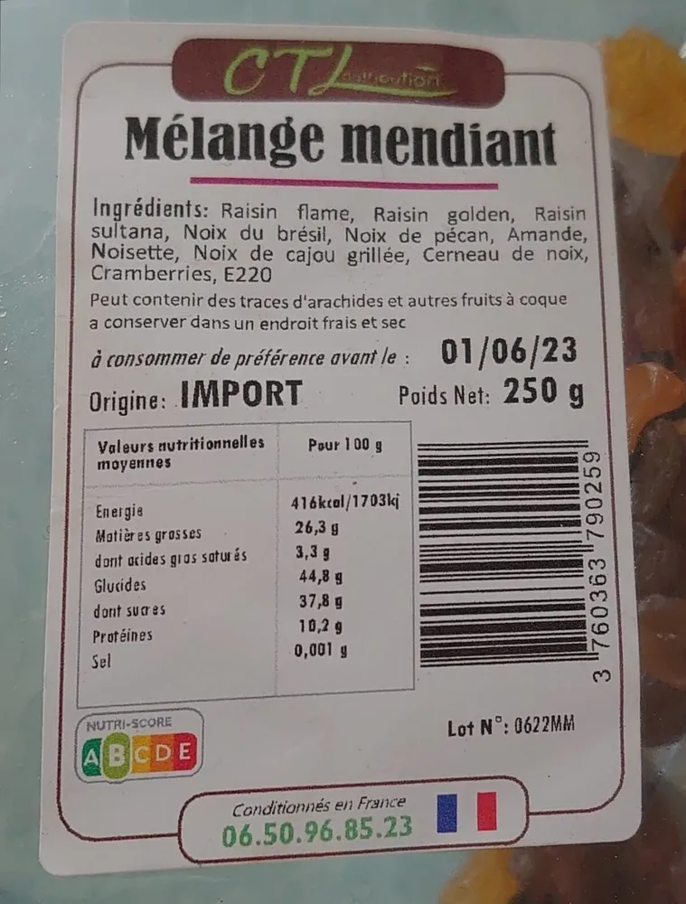 Mélange Mendiant