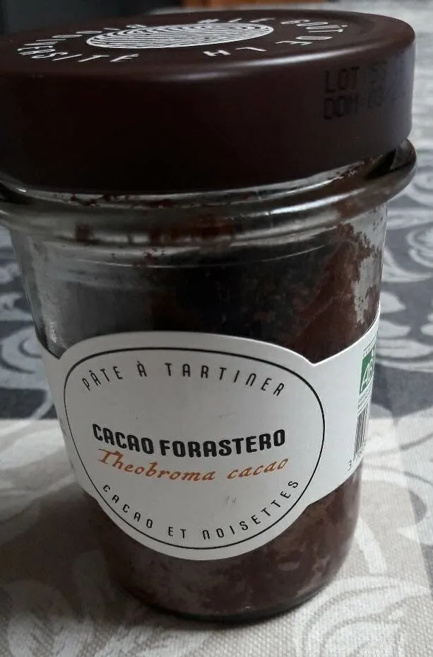 Pâte à tartiner cacao Forastero