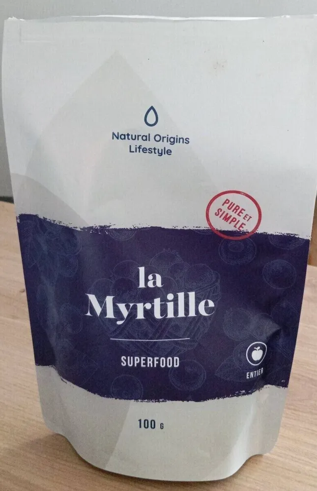 Myrtille lyophilisée
