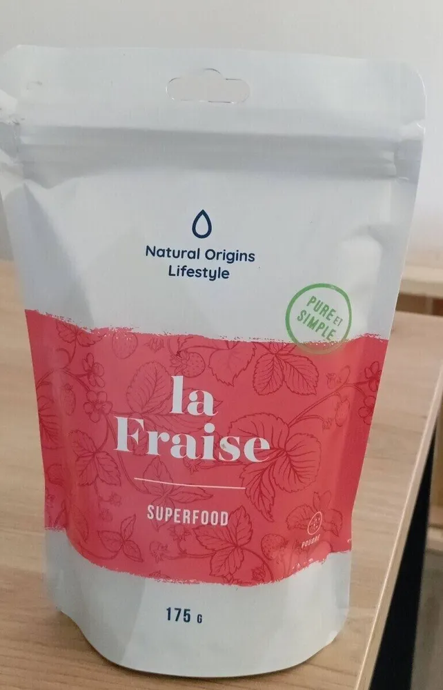 Fraises lyophilisees