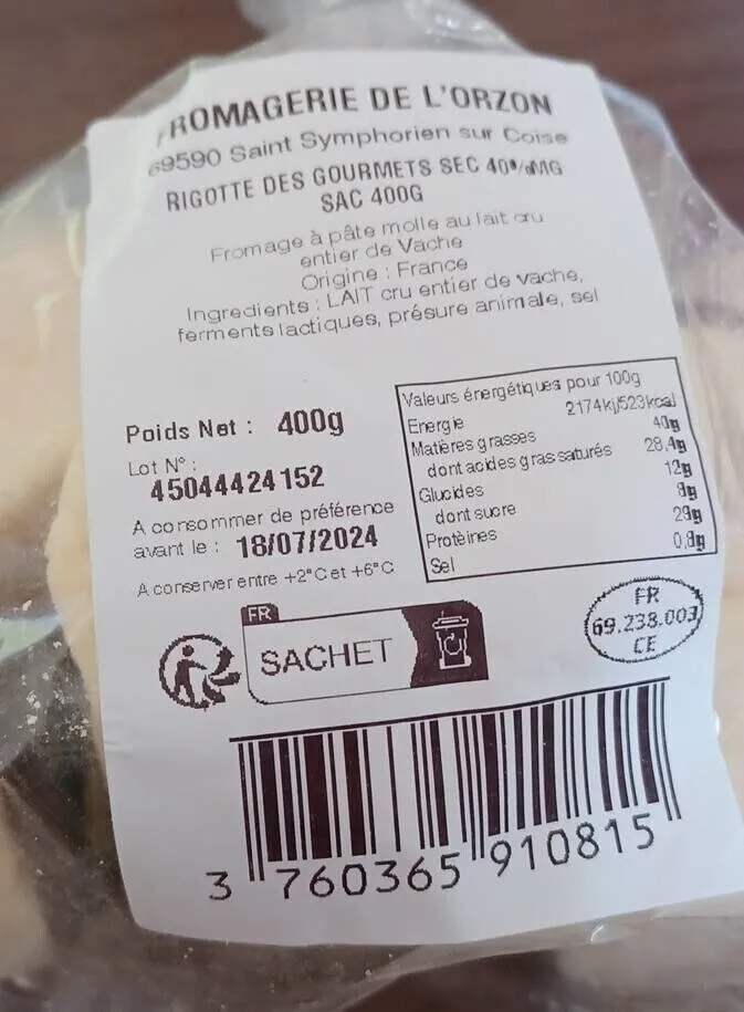Risotto des gourmets sec