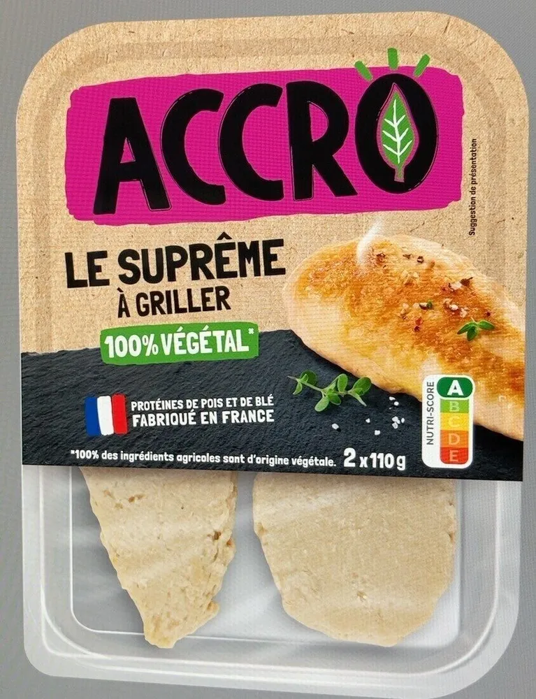 Suprême à griller végétal