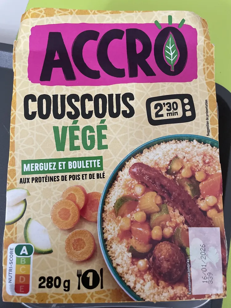 Couscous Végé