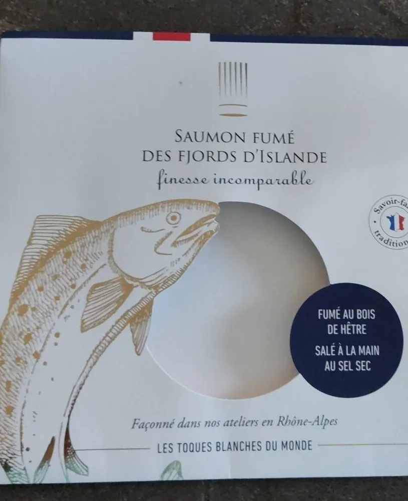 Saumon fumé des fjords d'Islande