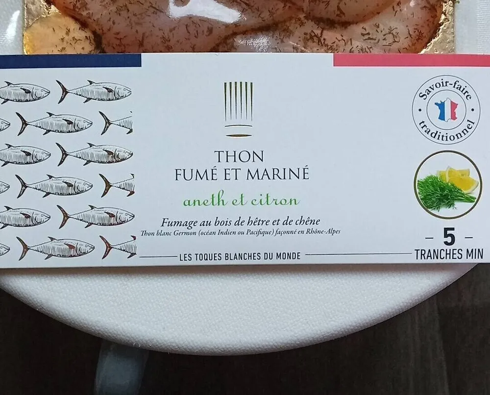 Thon fumé & marine aneth et citron