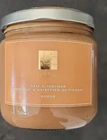 PATE A TARTINER chocolat et noisettes du piémont