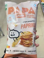 Chips BIO à base de pois chiche - Paprika - 110g