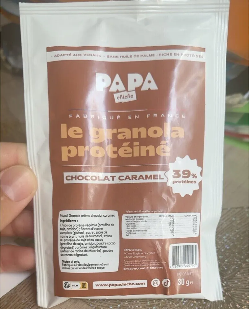 Le granola proteiné