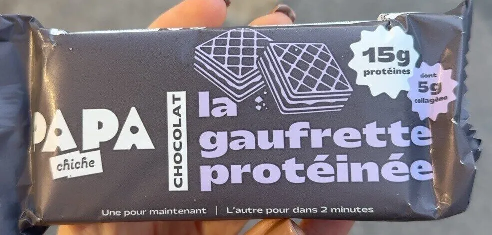 Gaufrette proteinée