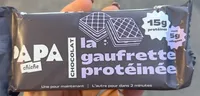 Gaufrette proteinée
