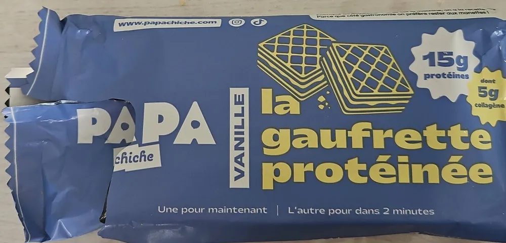 La gaufrette protéinée