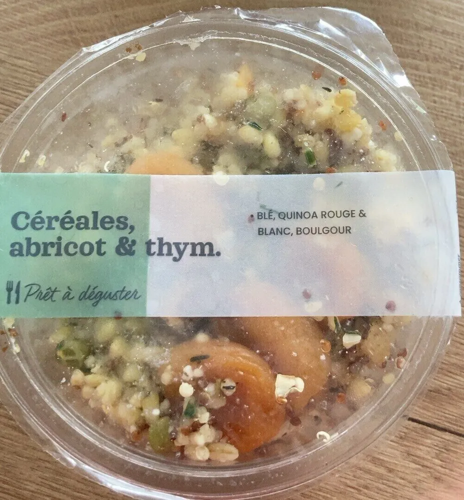 Cereales abricot et thym