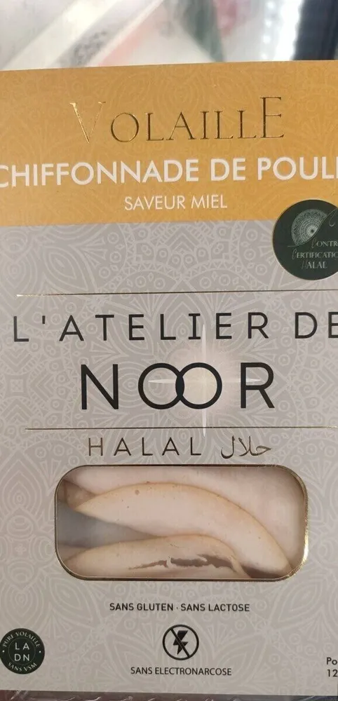 Chiffonnade de poulet saveur miel
