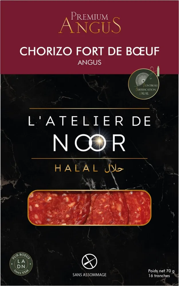 Hot beef chorizo Chorizo fort de bœuf
