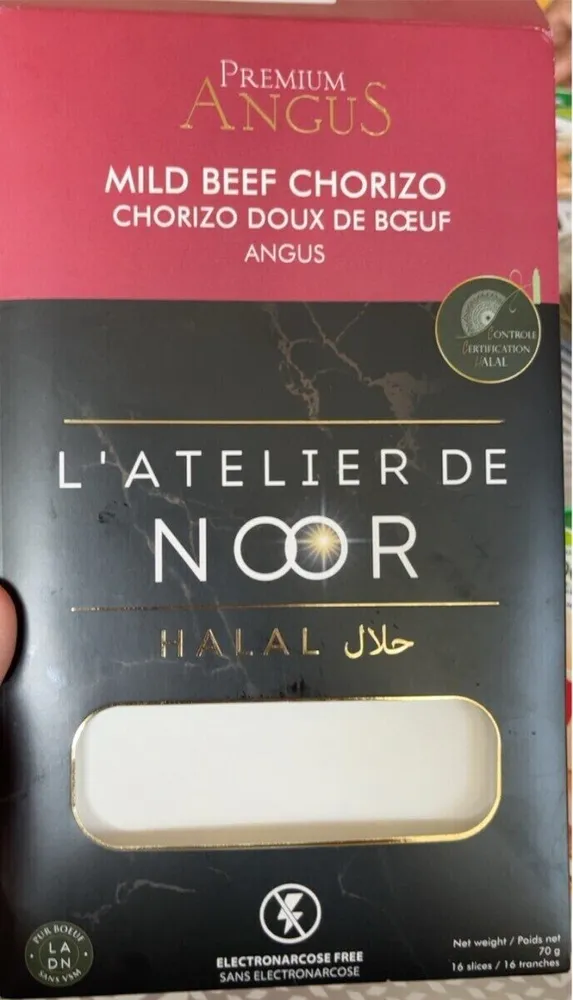 Chorizo doux de boeuf