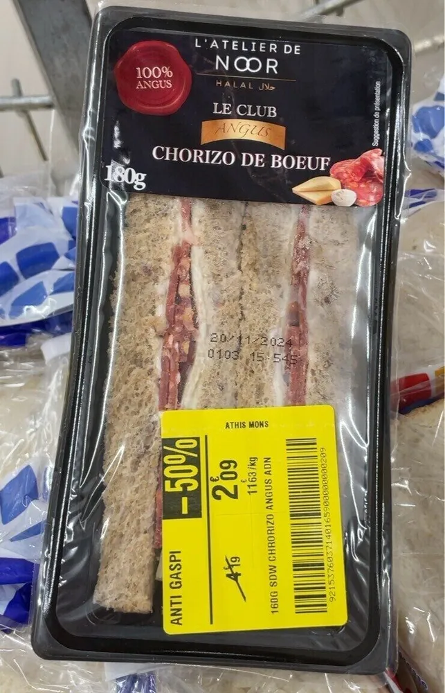 Sandwich chorizo