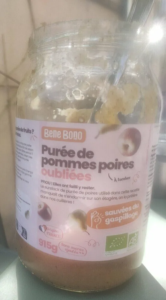 Purée de pommes poires oubliées