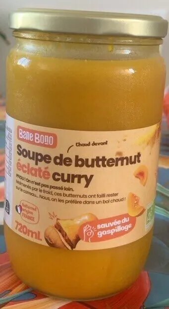 Soupe de butternut éclaté curry