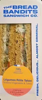 Sandwich végétarien Legumes Rotis Tahini