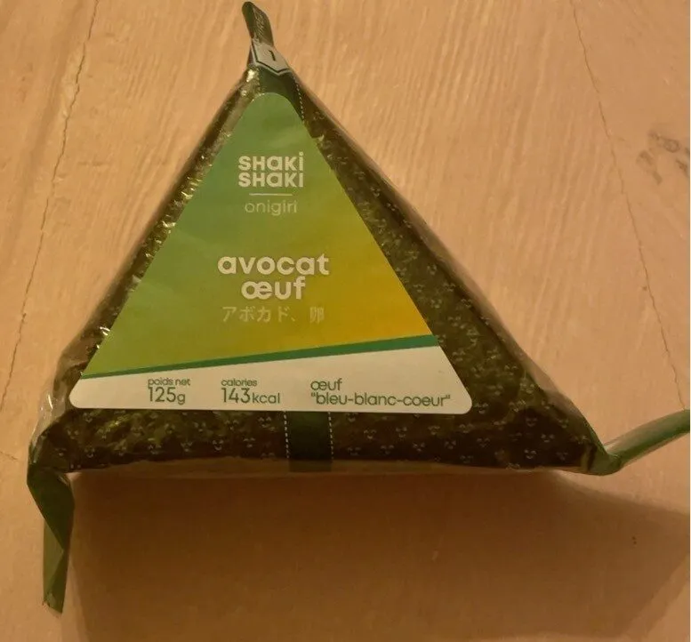 Onigiri Avocat Oeuf