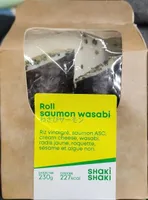 Roll saumon wasabi