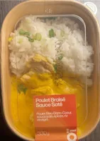 Poulet braisé sauce saté