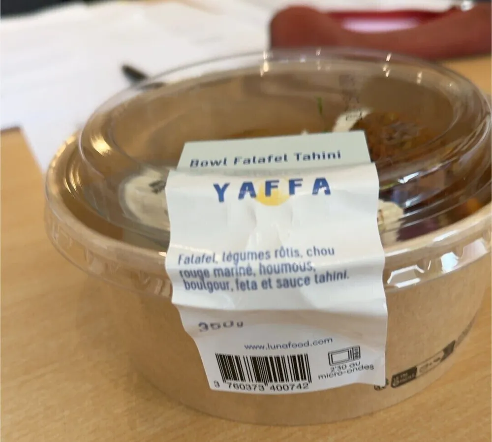 Bowl falafel tahini