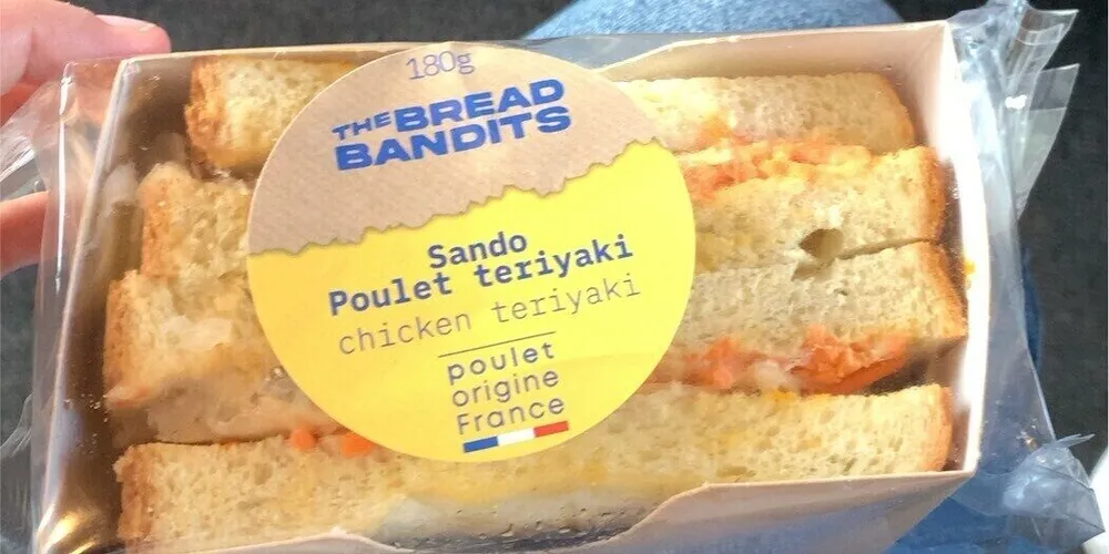 Sando poulet teriyaki