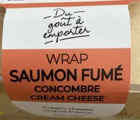 WRAP SAUMON FUMÉ CONCOMBRE CREAM CHEESE