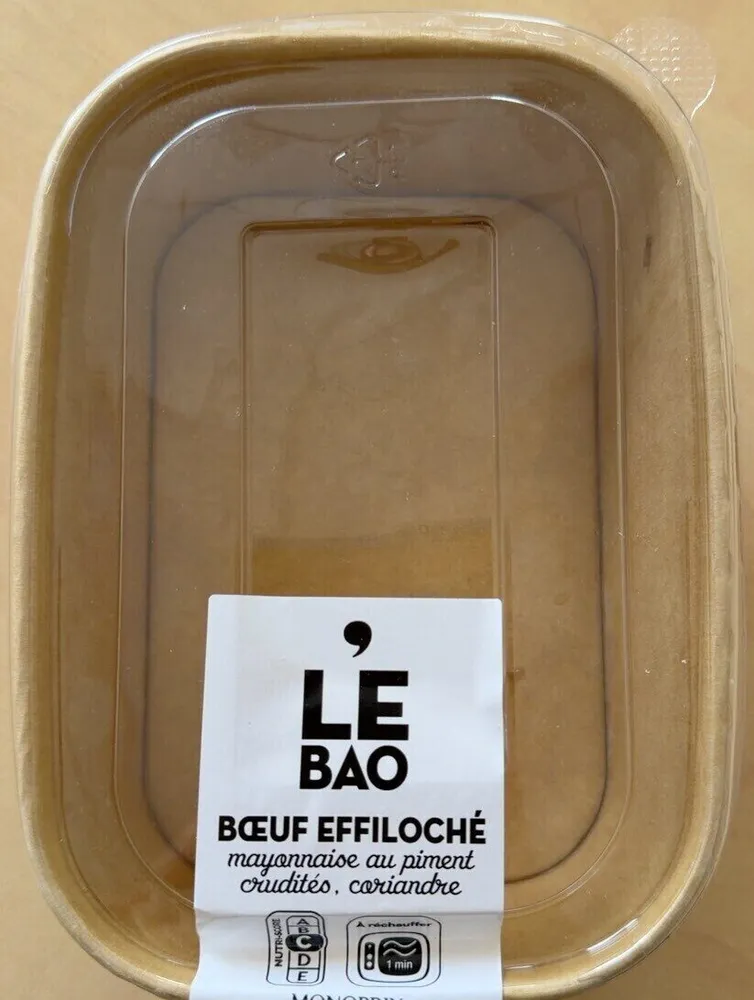 Le Bao bœuf effiloché