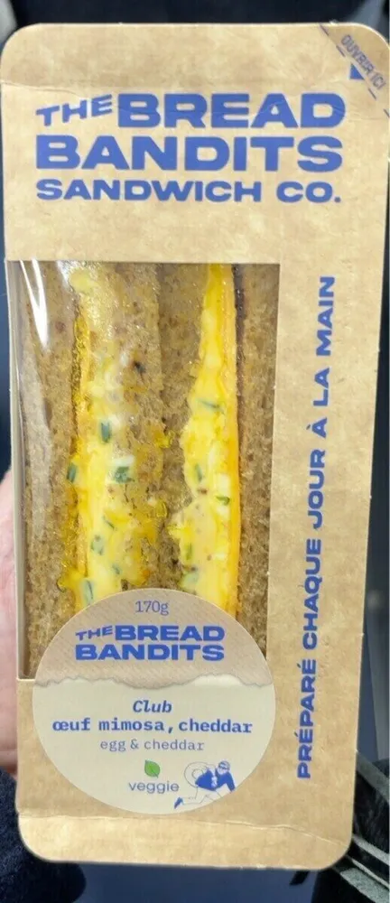 Club oeuf mimosa cheddar