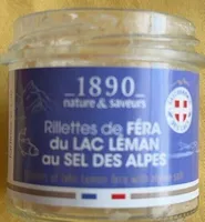 Rillettes de Féra du Lac Léman au ses des Alpes