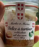 Delice à tartiner reblochon et ail des ours
