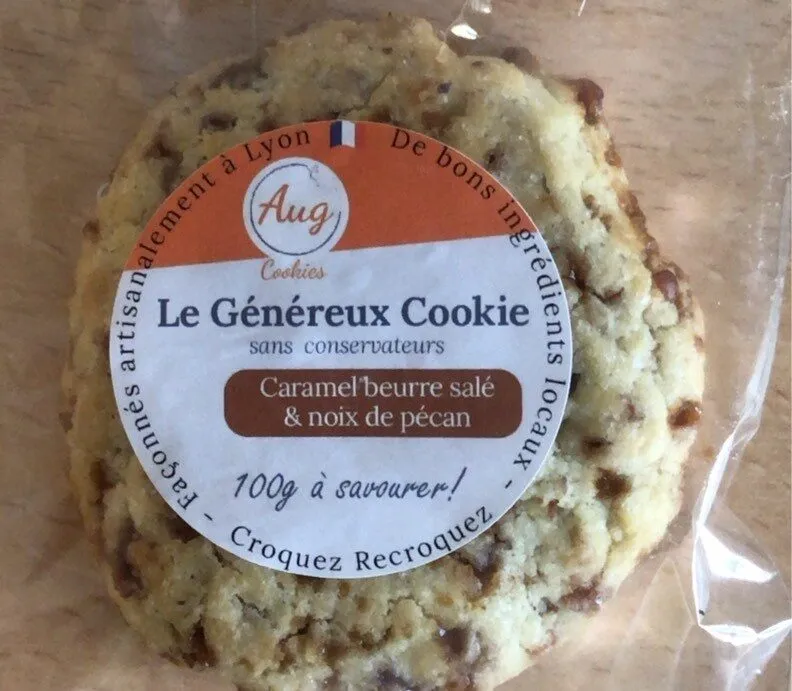 Cookie caramel beurre salé & noix de pécan