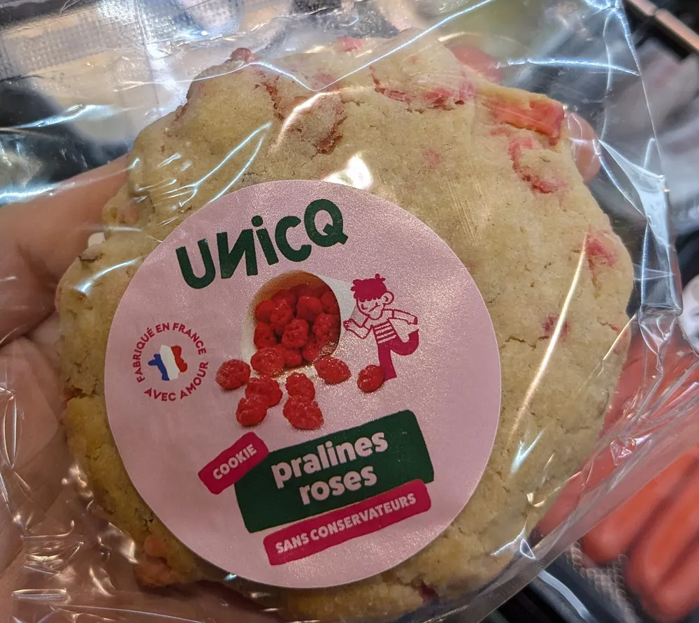 Cookie pralines roses