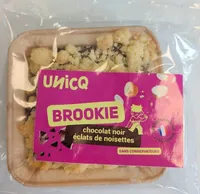 Brookie chocolat - éclat de noisettes