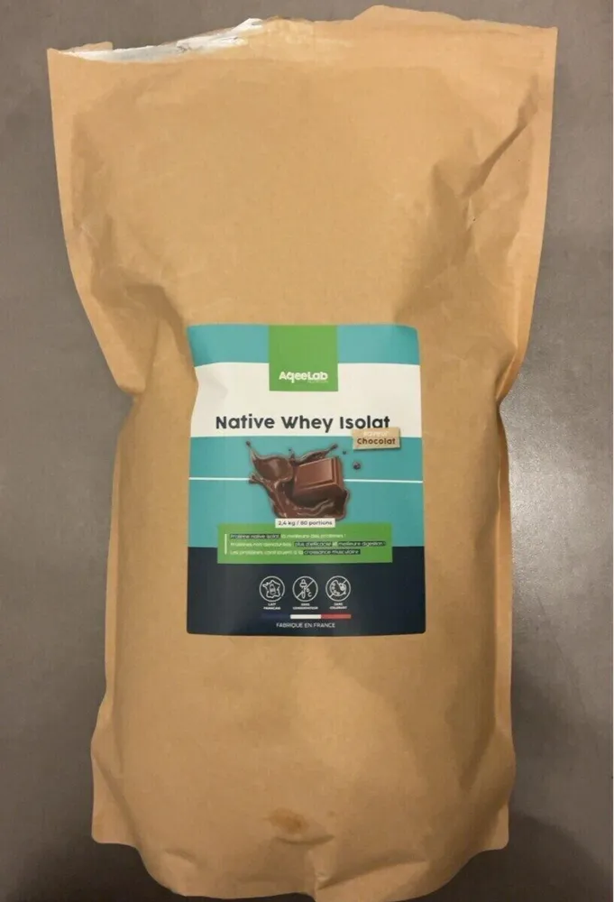 Native Whey Isolat saveur chocolat