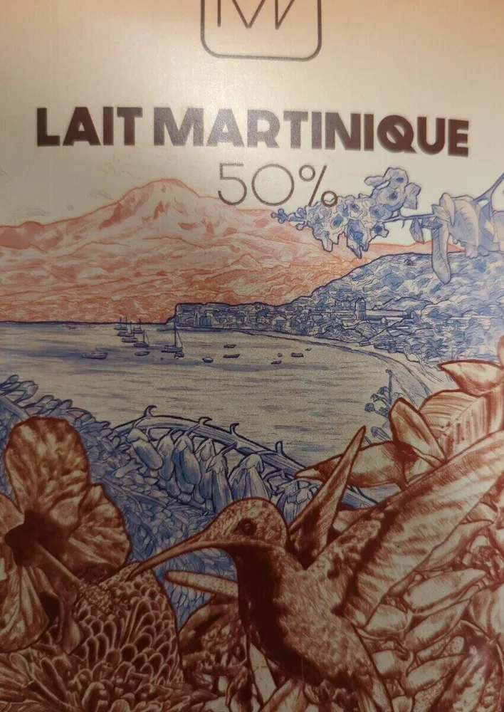 Tablette chocolat lait Martinique