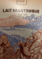 Tablette chocolat lait Martinique